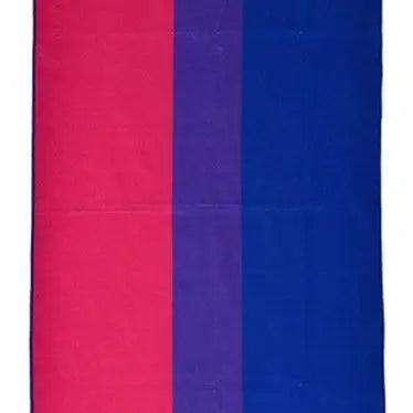 Bisexual pride microfiber beach towel. 70 x 140cm - Seasonal Surprises