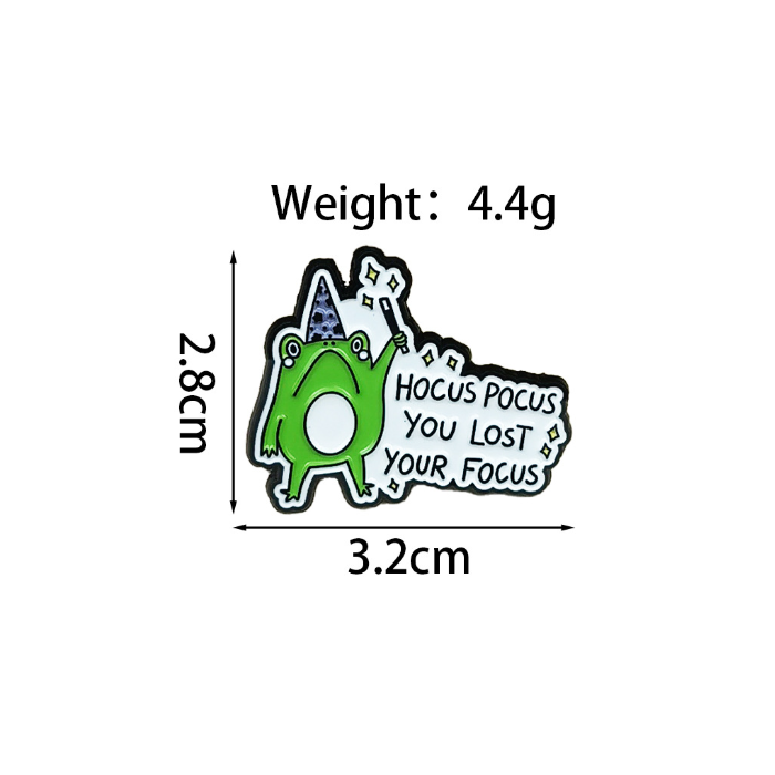 Hocus Pocus You Lost Your Focus Enamel Pin Badge
