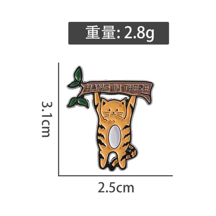 Hang In There Enamel Pin Badge