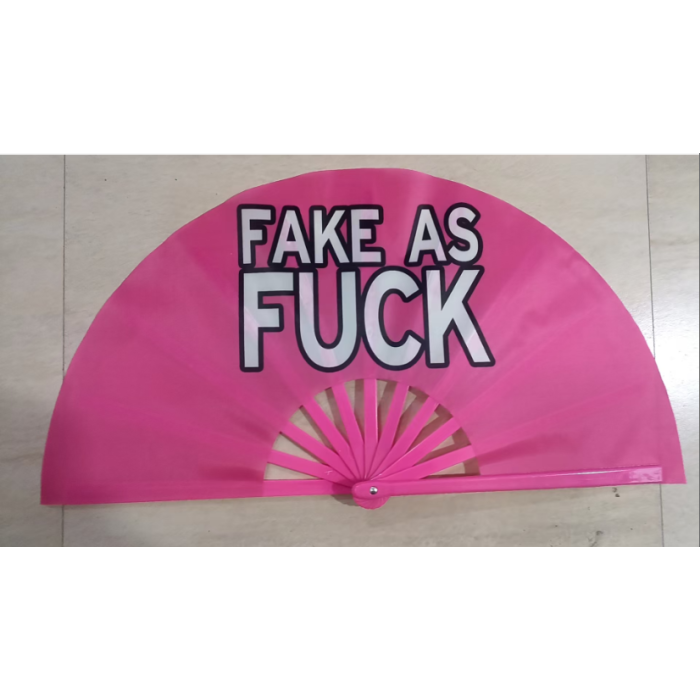 Pink fake as fuck cracking fan