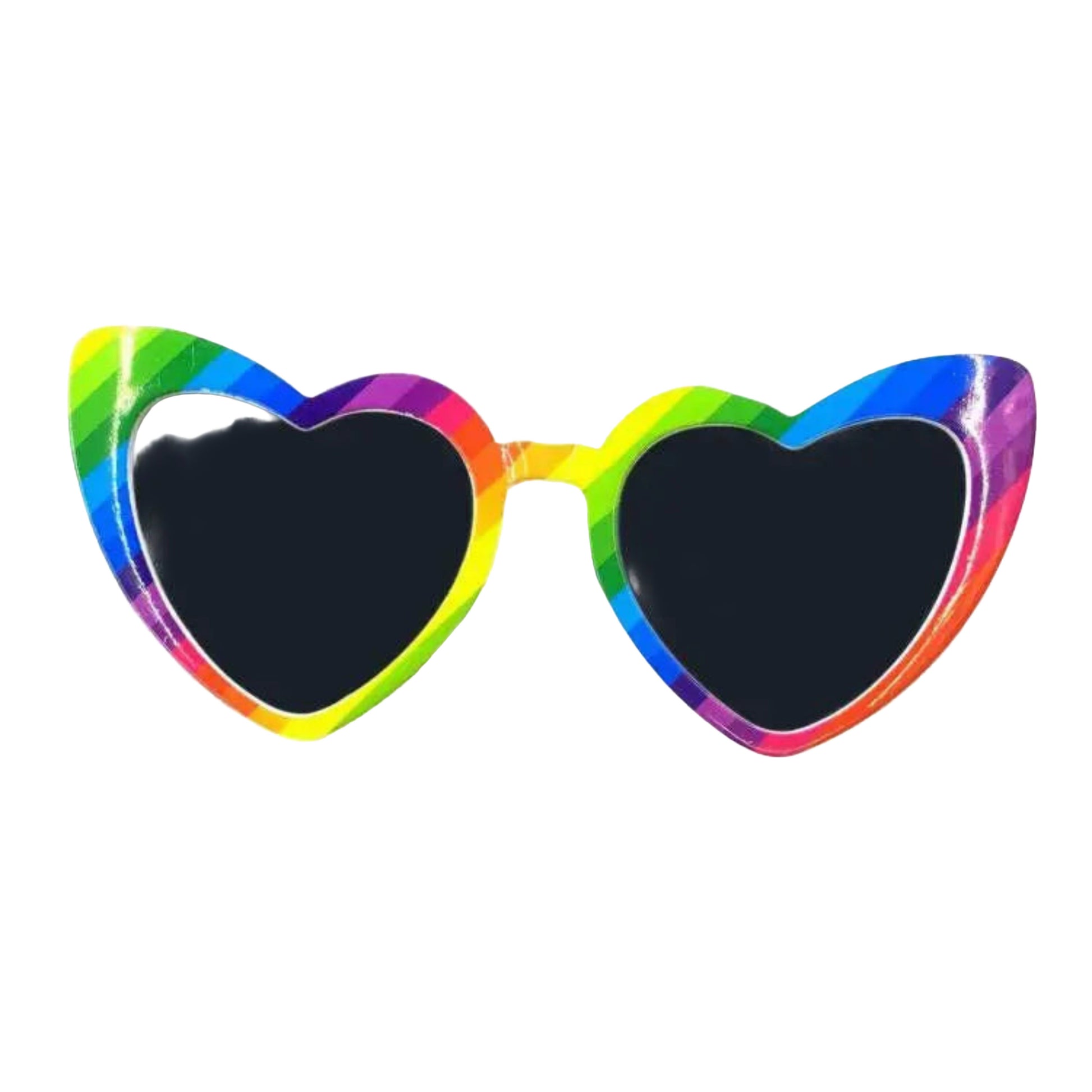 Heart shaped LGBTQ pride sunglasses - Seasonal Surprises