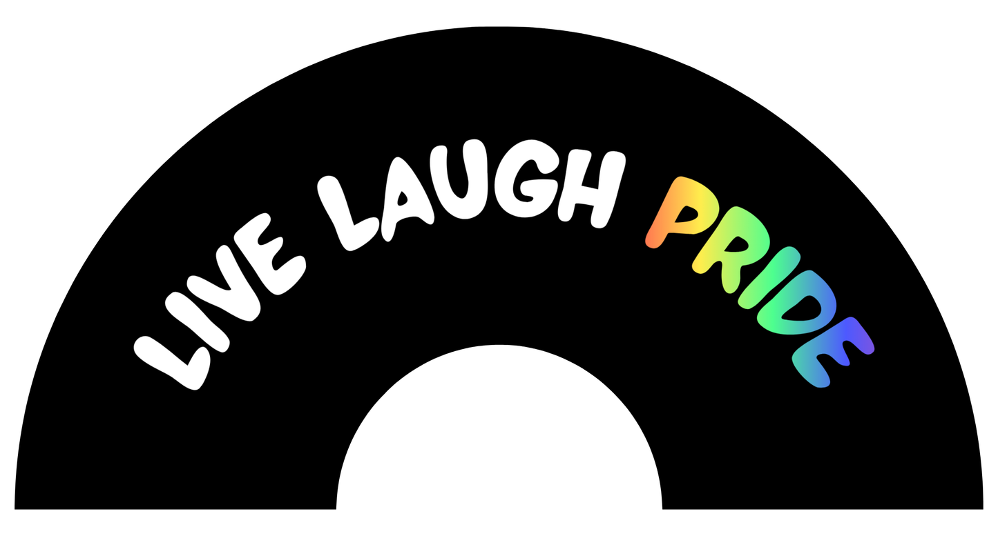 Live Laugh Pride Clacking Fan