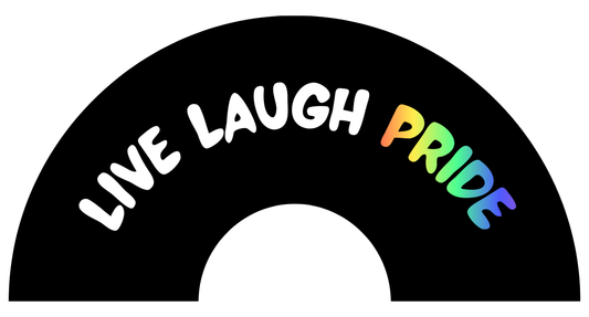 Live Laugh Pride Clacking Fan