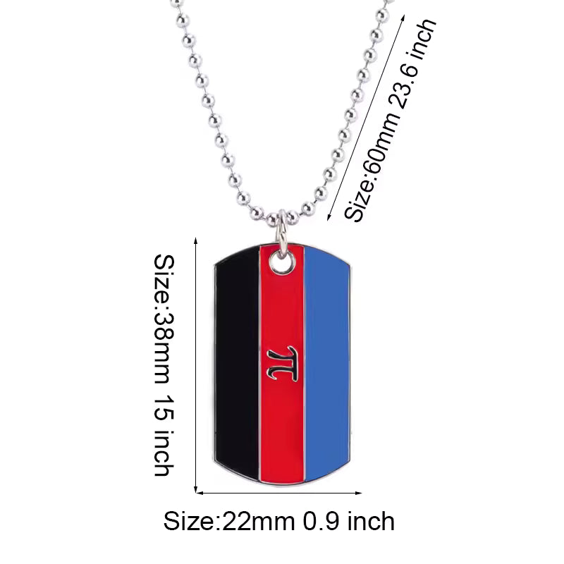 Polyamorous Pride Dog Tag