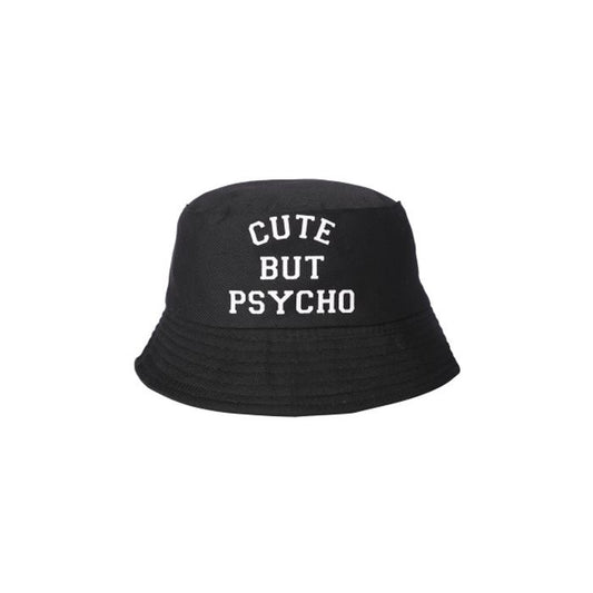 Kids “Cute But Psycho” Bucket Hat